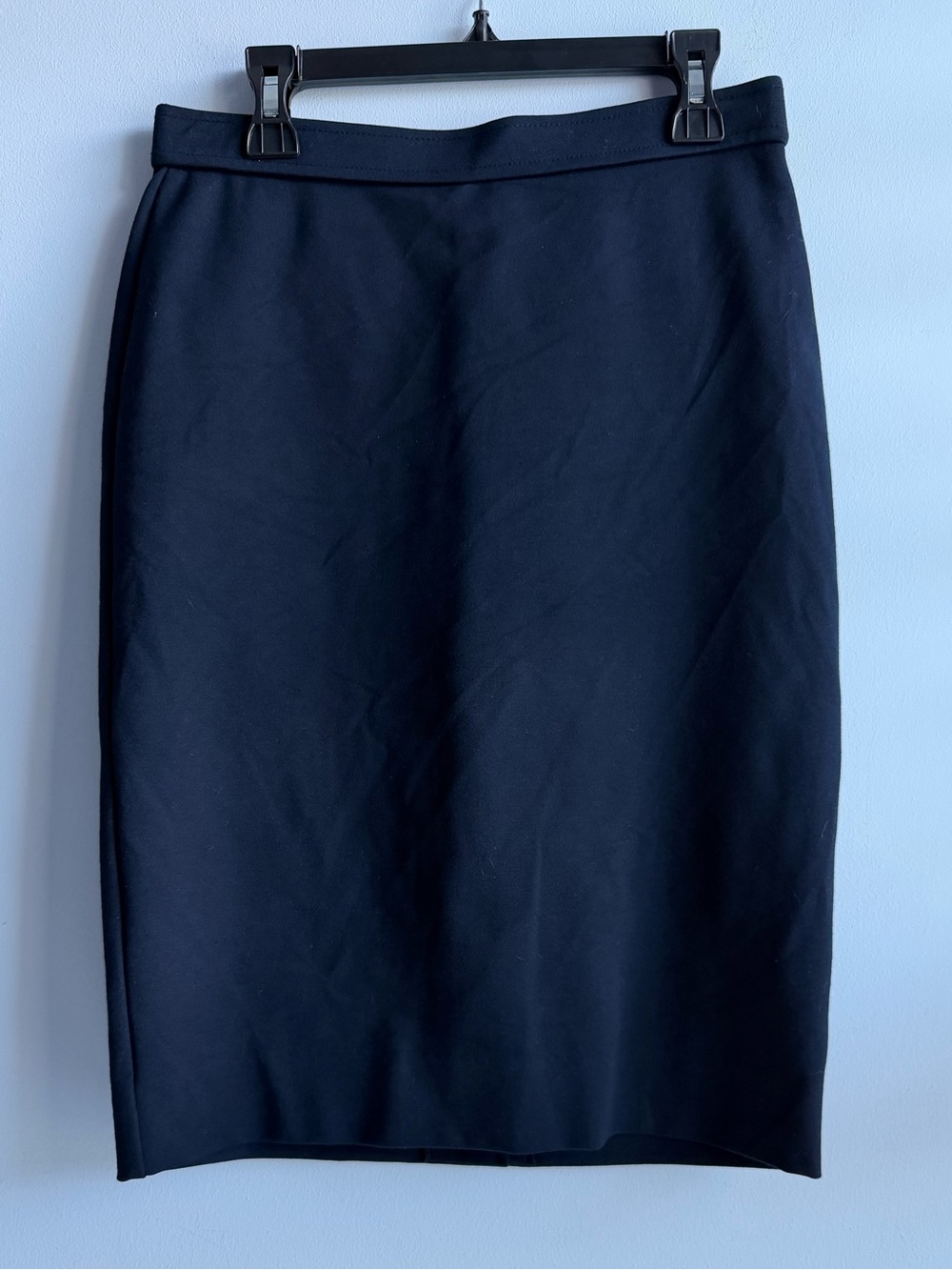 T Tahari Women's Navy Blue Pull-On Pencil Skirt Size XS
